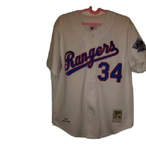 100% Authentic Nolan Ryan Jersey - Picture 1 of 3
